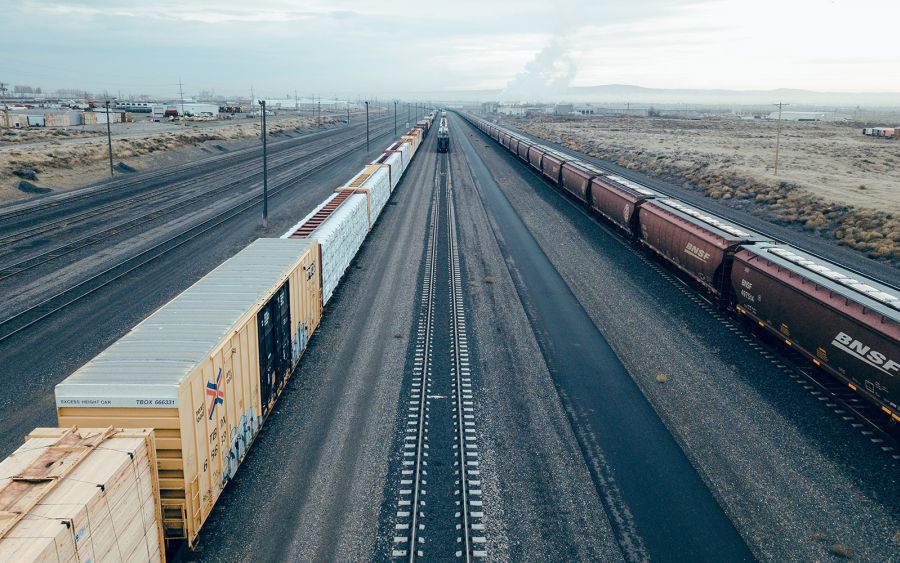 Imagen vias con trenes